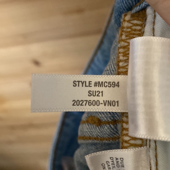 Madewell Size 33 Curvy Perfect Vintage Jean - Picture 14 of 14